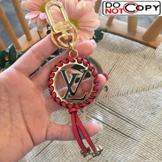 Louis Vuitton Very Bag Charm and Key Holder Red/Gold