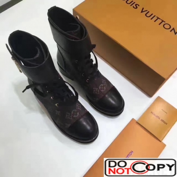 Louis Vuitton Wonderland Ranger Ankle Boots 1A2JCR Monogram Leather