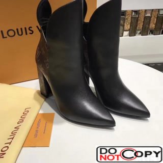 Louis Vuitton Heel 9.5cm Rodeo Queen Ankle Boots 1A2VJM Monogram Leather