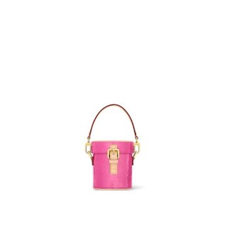 Louis Vuitton Astor Mini Bag in Monogram Vernis Leather M24102 Neon Pink New LV Remix