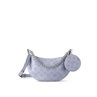 Louis Vuitton Baia PM Bag in Perforated Mahina calfskin M22819 Blue