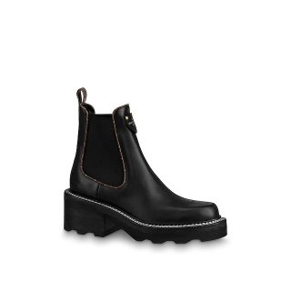 Louis Vuitton Beaubourg Tag Chelsea Ankle Boots Black