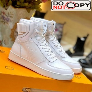 Louis Vuitton Boombox Short Sneaker Boots White