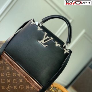 Louis Vuitton Capucines Flower Crown BB Bag in Taurillon Leather M51783 Black