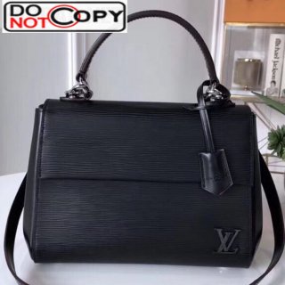 Louis Vuitton Cluny BB Top Handle Bag in Epi Leather M41312 Black