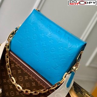 Louis Vuitton Coussin PM Bag in Monogram Leather M57793 Blue