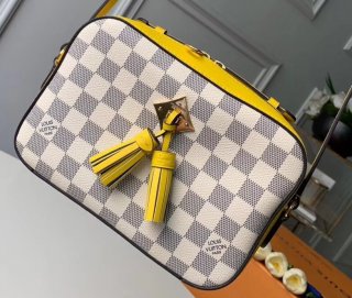 Louis Vuitton Damier Azur Canvas Saintonge Bag N40154 Pineapple