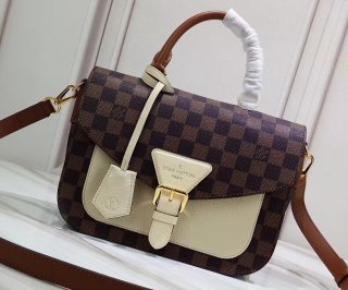 Louis Vuitton Damier Ebene Canvas Trendy Crossbody Bag N40148 Creme