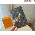 Louis Vuitton Damier Graphite Canvas Passport Cover N64604