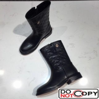 Louis Vuitton Embossed Leather Drops High Boot