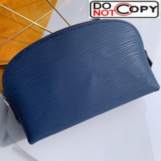 Louis Vuitton Epi Leather Cosmetic Pouch M40638 Blue
