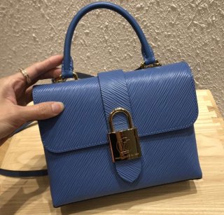 Louis Vuitton Epi Leather Locky BB Bag M53159 Bleu Jean