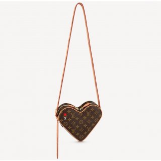 Louis Vuitton Game On Coeur Heart Shaped Bag in Brown Monogram Canvas M57456