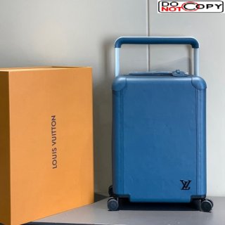 Louis Vuitton Horizon 55 Luggage Travel Bag in Calf Lether Dark Blue