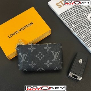 Louis Vuitton Key Pouch in Black Monogram Canvas