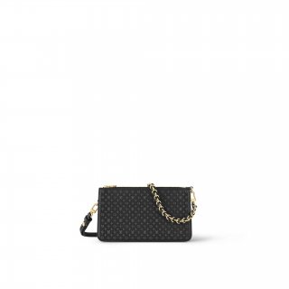 Louis Vuitton Lexington Pouch Mini Bag in Nano-Monogram Leather Black M82247