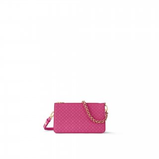 Louis Vuitton Lexington Pouch Mini Bag in Nano-Monogram Leather Pink M82232