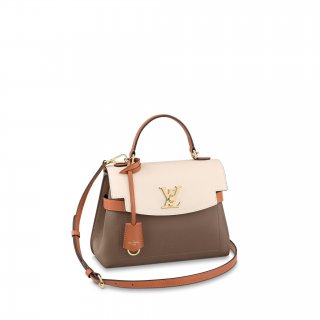 Louis Vuitton Lockme Ever BB Bag in Soft Grained Calfskin M58978 Brown