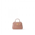 Louis Vuitton Lockme Ever Mini Bag in Grained Leather M21088 Pink