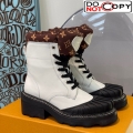 Louis Vuitton LV Beaubourg Ankle Boots White