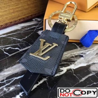Louis Vuitton LV Cloches cles Bag Charm and Key Hodler Monogram Eclipse Gold tone Metal