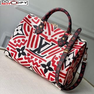 Louis Vuitton LV Crafty Speedy 25 Bag M56588 Red