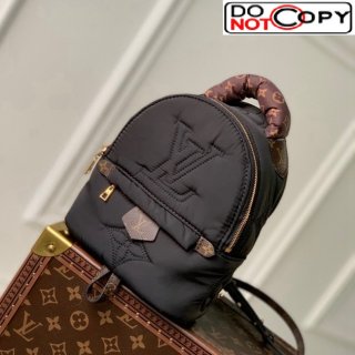 Louis Vuitton LV Pillow Palm Springs Mini Backpack in Black Nylon M21060