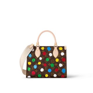 Louis Vuitton LVxYK OnTheGo PM Tote Bag with Painted Dots M46380