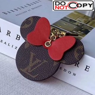 Louis Vuitton Mickey Mouse Bag Charm and Key Holder Red