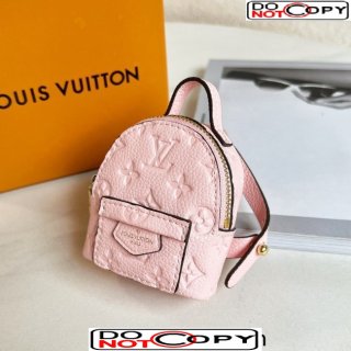 Louis Vuitton Micro Backpack Bag Charm Light Pink