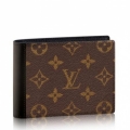 Louis Vuitton Mindoro Wallet Monogram Macassar M60411