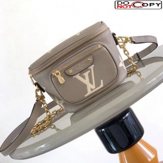 Louis Vuitton Mini Bumbag in Monogram Empreinte Embossed Leather M83219 Grey