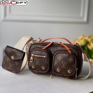 Louis Vuitton Monogram Canvas Camera Messenger Bag with Pouch M45672