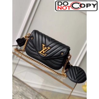 Louis Vuitton Multi Pochette New Wave Shoulder Bag M56461 Black