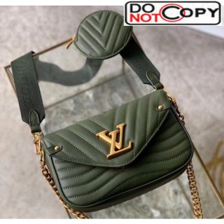 Louis Vuitton Multi Pochette New Wave Shoulder Bag M56471 Army Green