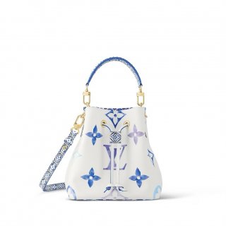 Louis Vuitton Neonoe BB Bucket Bag in Monogram Canvas M22986 Blue