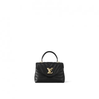 Louis Vuitton New Wave Hold Me Top Handle Bag in Leather M21720 Black