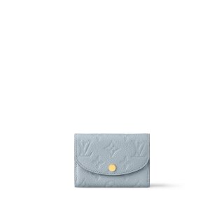 Louis Vuitton Rosalie Coin Purse Wallet in Monogram Empreinte Leather M83231 Blue Hour
