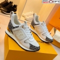 Louis Vuitton Run Away Sneakers in Leather and Fabric White (For women and Men)