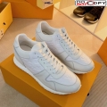 Louis Vuitton Run Away Sneakers in Monogram Leather White (For women and Men)
