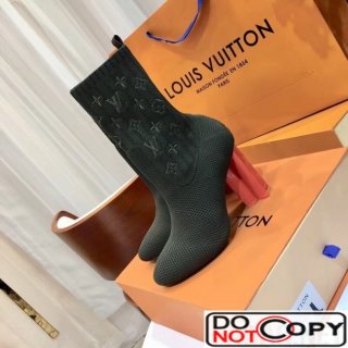 Louis Vuitton Silhouette Ankle Boot 1A3MJ0 Army Green