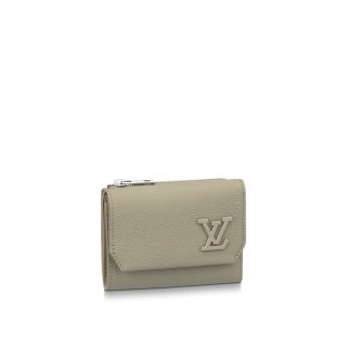 Louis Vuitton Slender Pilot Wallet M81740 in LV Aerogram Leather Sage Green
