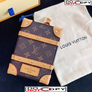 Louis Vuitton Soft Trunk Backpack Bag Charm and Key Holder Monogram Canvas