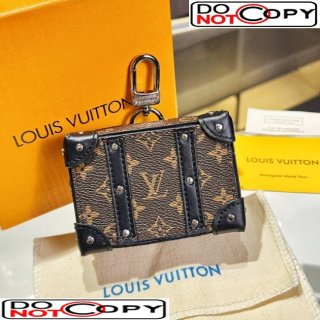 Louis Vuitton Soft Trunk Pouch Bag Charm Monogram Brown