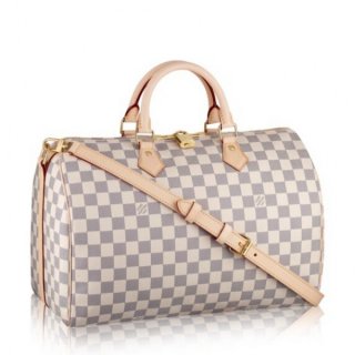 Louis Vuitton Speedy Bandouliere 35 Bag Damier Azur N41372