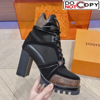 Louis Vuitton Star Trail Ankle L;ace-up Boot 9cm Black