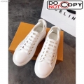 Louis Vuitton Time Out New Wave Rainbow Signature Sneakers White
