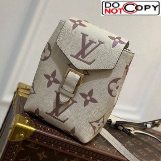Louis Vuitton Tiny Backpack in Gaint Monogram Leather M80738 White