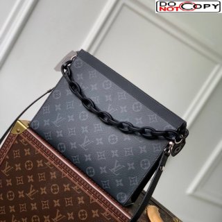 Louis Vuitton Toiletry Pouch with Chain in Monogram Canvas Black M47542