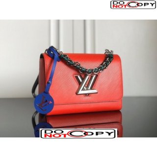 Louis Vuitton Twist MM Bag in Epi Leather M52504 Red